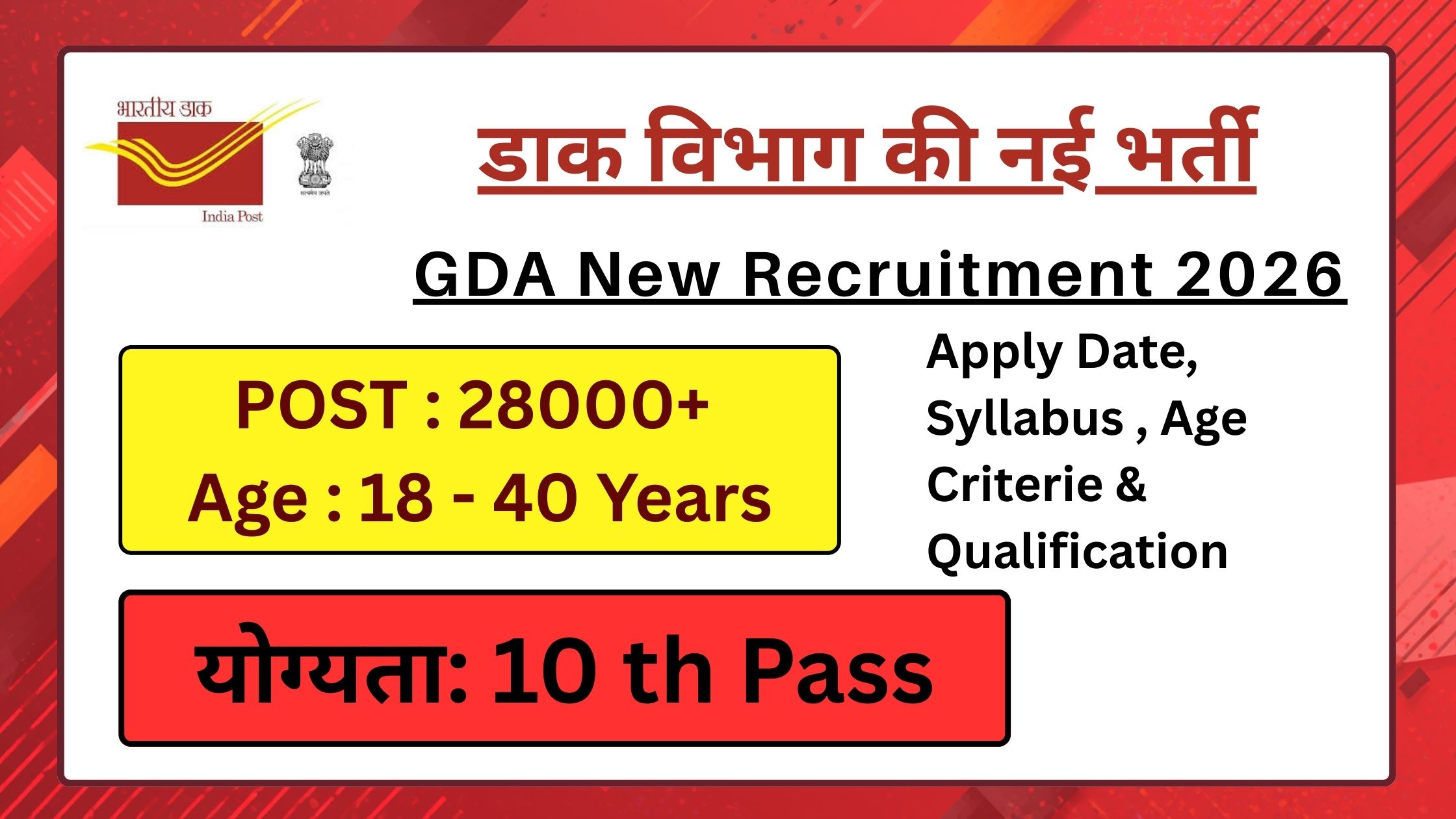 India Post GDS Recruitment